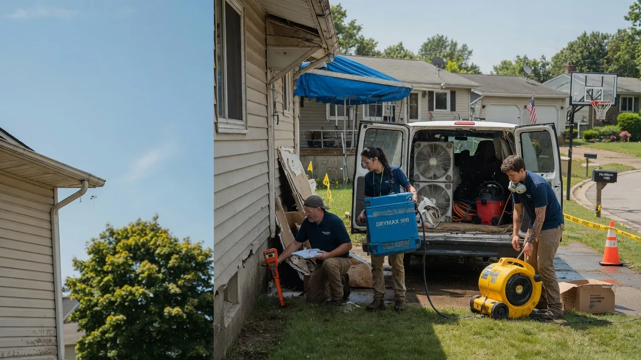 Ceiling Leak Cleanup in East Amherst, NY near me